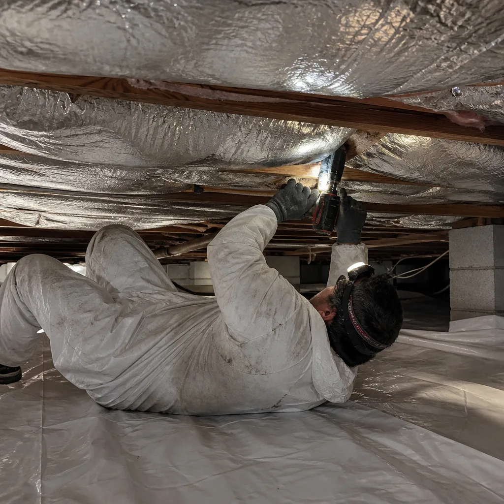 Crawl Space Encapsulation & Vapor Barrier in Santa Monica, CA | Walt’s Insulation - Walt's Insulation